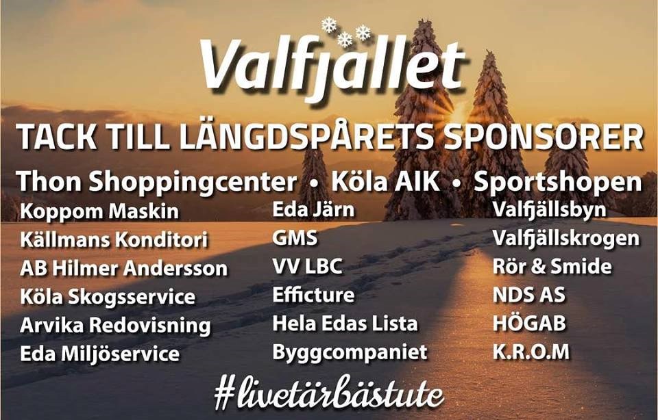 Sponsorer längdspår