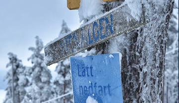 Pistkarta och nedfarter